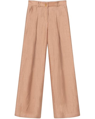 Aeron Wellen Tailored Trousers - Natural