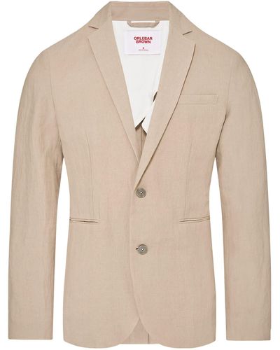Orlebar Brown Linen Ullock Jacket - Natural