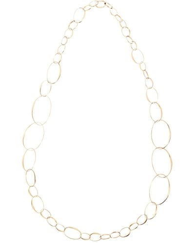 Pomellato Rose Gold Hoop Chain Necklace - Metallic