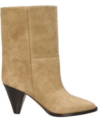 Isabel Marant Suede Rouxa Ankle Boots 60 - Brown