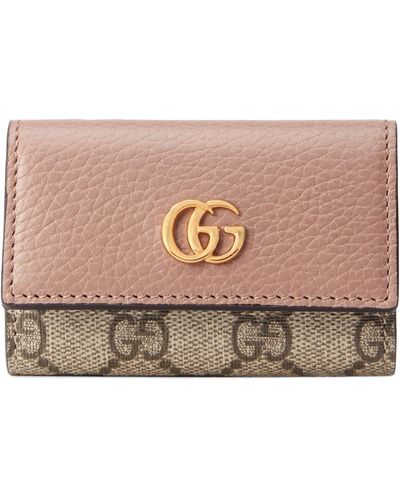 Gucci Gg Marmont Key Case - Pink