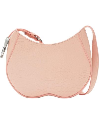 Burberry Leather Chess Shoulder Bag - Pink