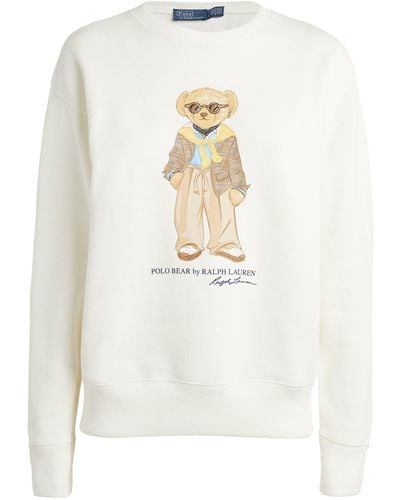 Polo Ralph Lauren Preppy Polo Bear Sweatshirt - White