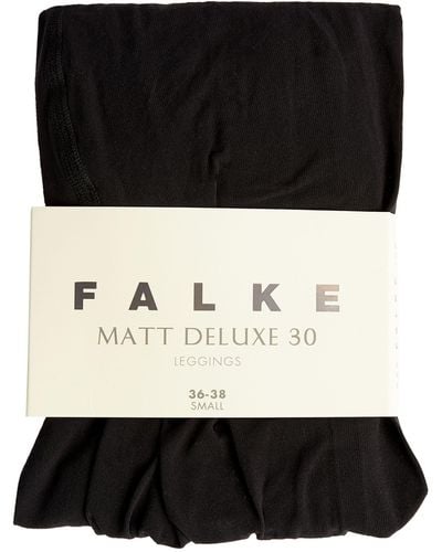FALKE Matt Deluxe 30 Leggings - Black