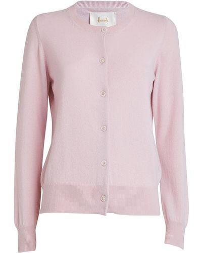 Harrods Cashmere Cardigan - Pink