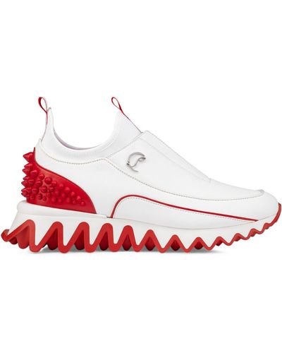 Christian Louboutin Sharkyloub Slip-on Sneakers - Red