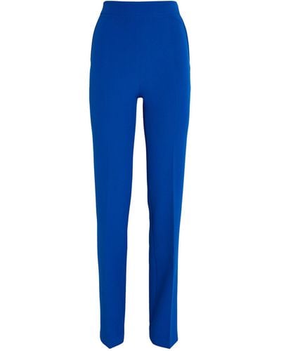 Safiyaa Flared Goldie Trousers - Blue