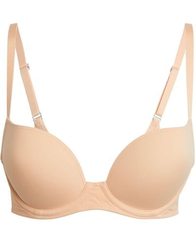 Wacoal Accord Underwired Plunge Bra - Natural