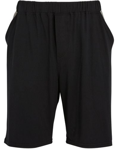 Homebody Contrast Pocket Lounge Shorts - Black