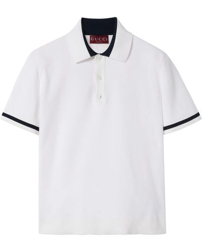 Gucci Cotton Polo Shirt - White