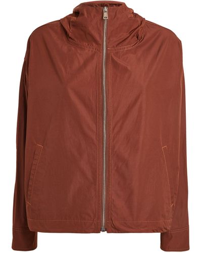 Yves Salomon Technical Relaxed Jacket - Brown