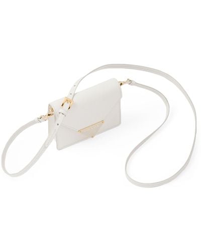 Prada Mini Cross-body Bag - White