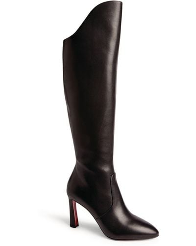Christian Louboutin Eleonor Calfskin Knee-high Boots 85 - Black