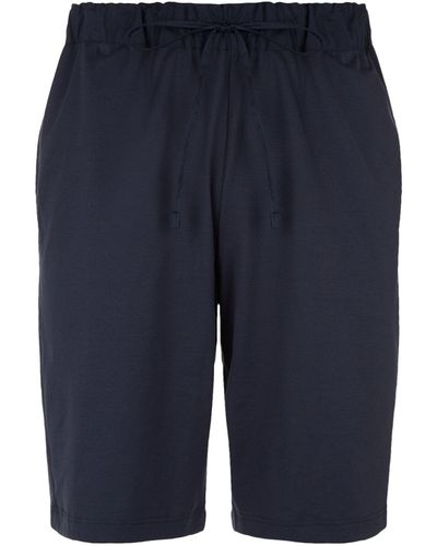 Hanro Jersey Lounge Shorts - Blue