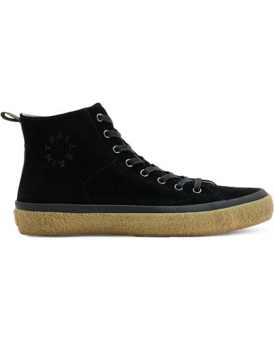 AllSaints Suede Crister High-top Trainers - Black