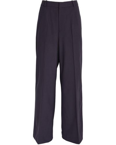 Polo Ralph Lauren Wool Tailored Trousers - Blue
