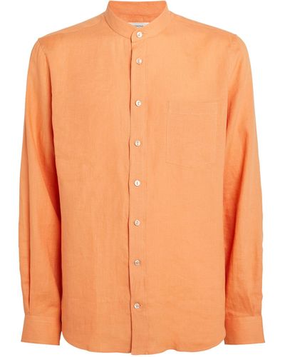 Agnona Linen Shirt - Orange