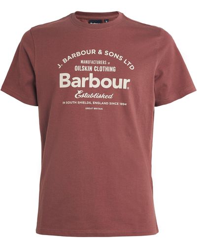 Barbour Brairton Graphic T-shirt - Pink