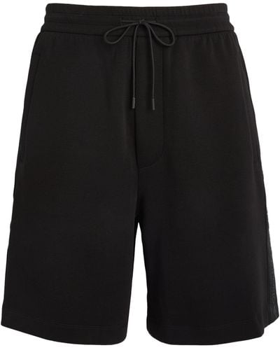 Emporio Armani Logo-tape Bermuda Shorts - Black