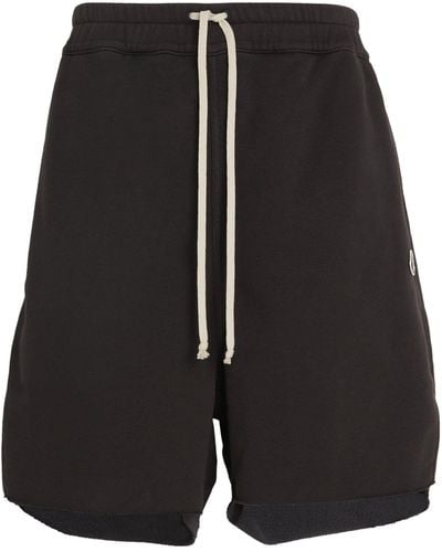 Rick Owens X Moncler Long Boxer Shorts - Black