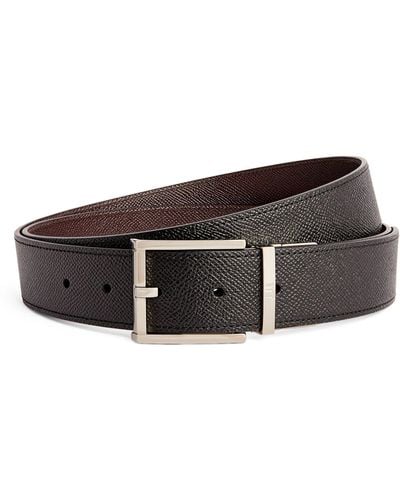 Dunhill Leather Reversible Belt - Brown
