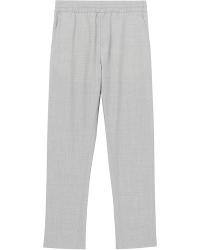Burberry Wool Trousers - Grey