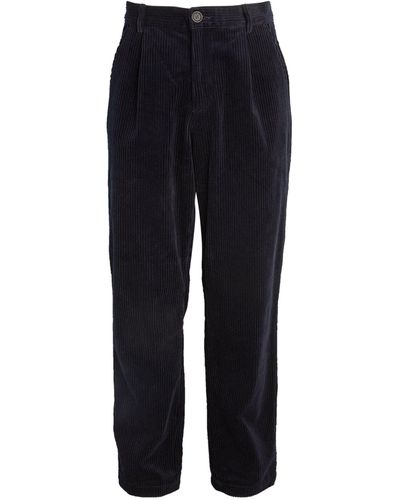 Oliver Spencer Corduroy Straight Trousers - Black