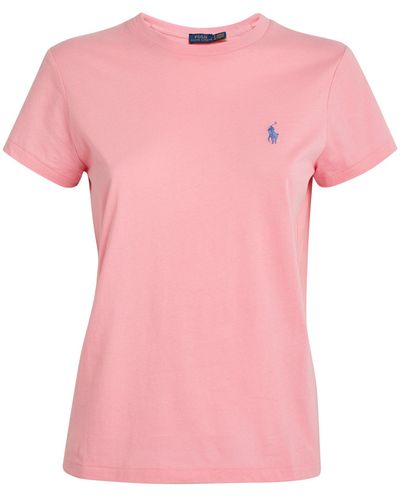 Polo Ralph Lauren Cotton Polo Pony T-shirt - Pink