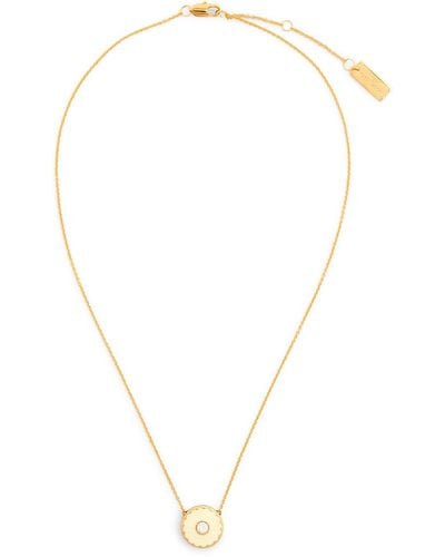 Marc Jacobs The The Medallion Pendant Necklace - Metallic