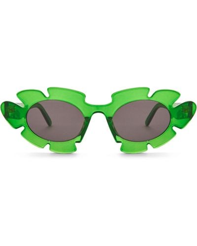Loewe X Paula's Ibiza Flower Sunglasses - Green