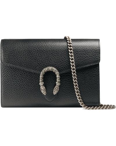 Gucci Mini Dionysus Chain Wallet - Black