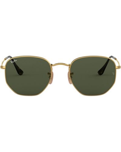Ray-Ban Hexagonal Sunglasses - Green