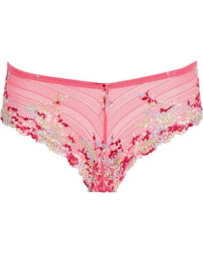 Wacoal Embrace Lace Bikini Briefs - Pink