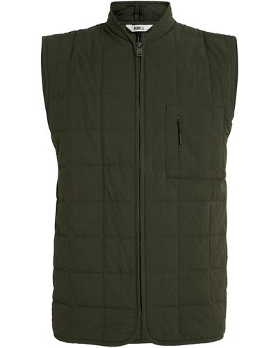 Rains Quilted Liner Gilet - Green