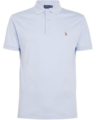 Polo Ralph Lauren Pima Cotton Polo Shirt - Blue