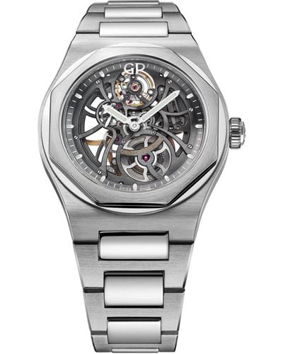 Girard-Perregaux Stainless Steel Laureato Skeleton Watch 42mm - Gray