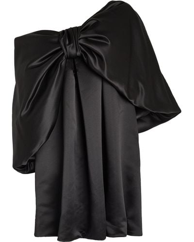 Simone Rocha Bow Mini Dress - Black
