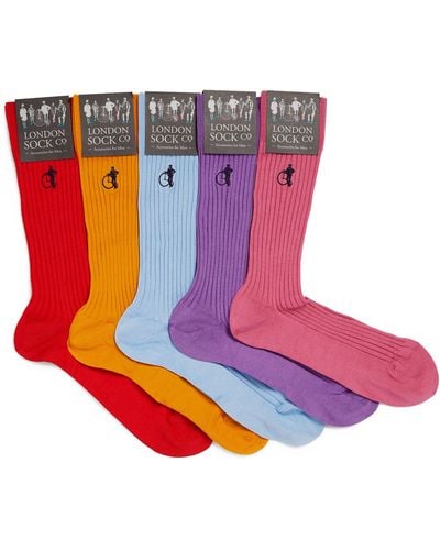 London Sock Company Simply Sartorial Socks (pack Of 15) - Multicolour