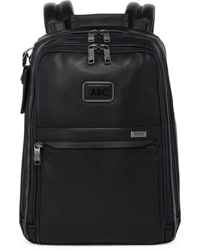 Tumi Alpha 3 Slim Leather Backpack - Black