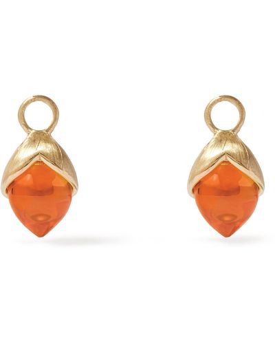 Annoushka Yellow Gold And Citrine Earring Drops - Metallic