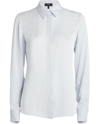 Theory Classic Fitted Shirt - White