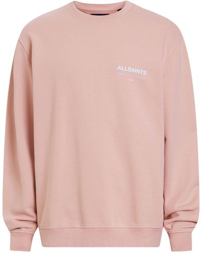 AllSaints Organic Cotton Access Sweatshirt - Pink