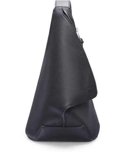 Loewe Leather Anton Sling Cross-body Bag - Black