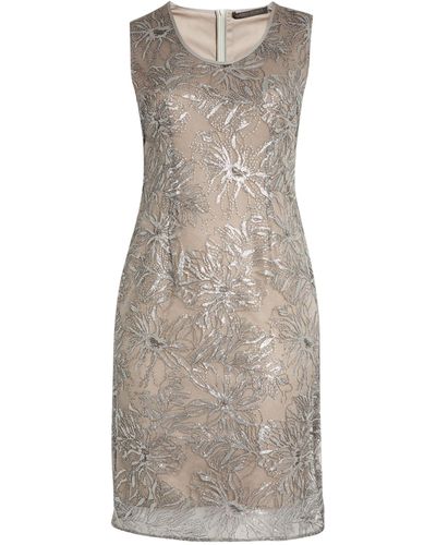 Marina Rinaldi Sequinned Nerine Dress - Gray