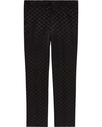 Gucci Gg Tailored Pants - Black
