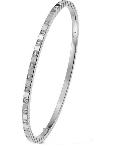 Chopard White Gold And Diamond Ice Cube Bangle