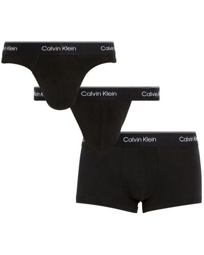 Calvin Klein 3 Pack Of Pride Underwear - Black