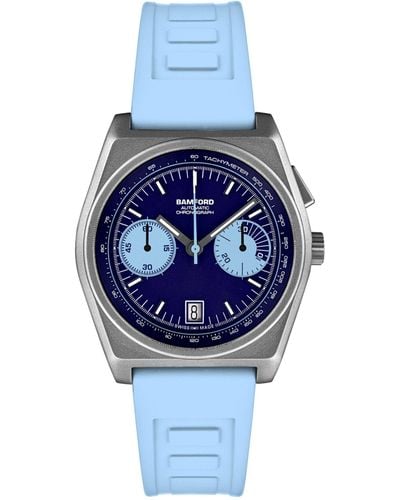 BAMFORD LONDON Titanium B347 Watch 41.5mm - Blue