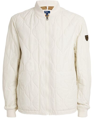 Polo Ralph Lauren Onion-quilted Bomber Jacket - White