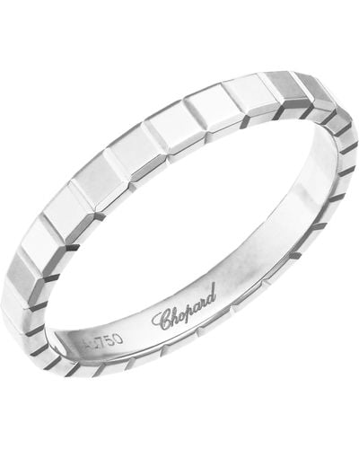Chopard White Gold Ice Cube Pure Ring - Metallic